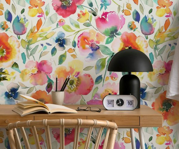01-Vivid Watercolor Spring Poppies-room